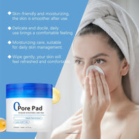 Ruojiar 70 Pads Zero Pore Pads,Dual-Textured Facial Toner Pa/ds for Exfoliation and Minimizing Pores,Face Cleansing Pa/ds,Shrink Po/res Facial Exfoliating P/ad,Korean Skin Care,Gentle Exfoliator Face