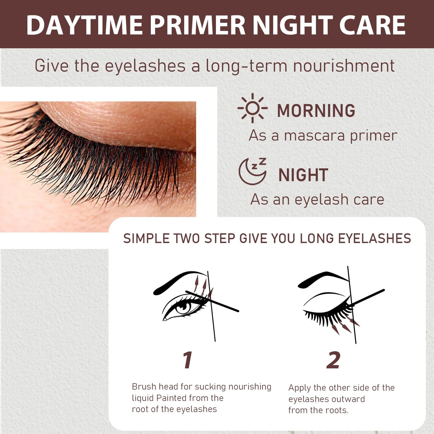 wimony Eyelash Serum for Growth,Eyelash Growth Serum,Rapid Lash Growth Serum,Trengthen Eyelashes,Organic Eyelash Growth Serum for Healthier Longer Lashes,Thicker,for Women Girls