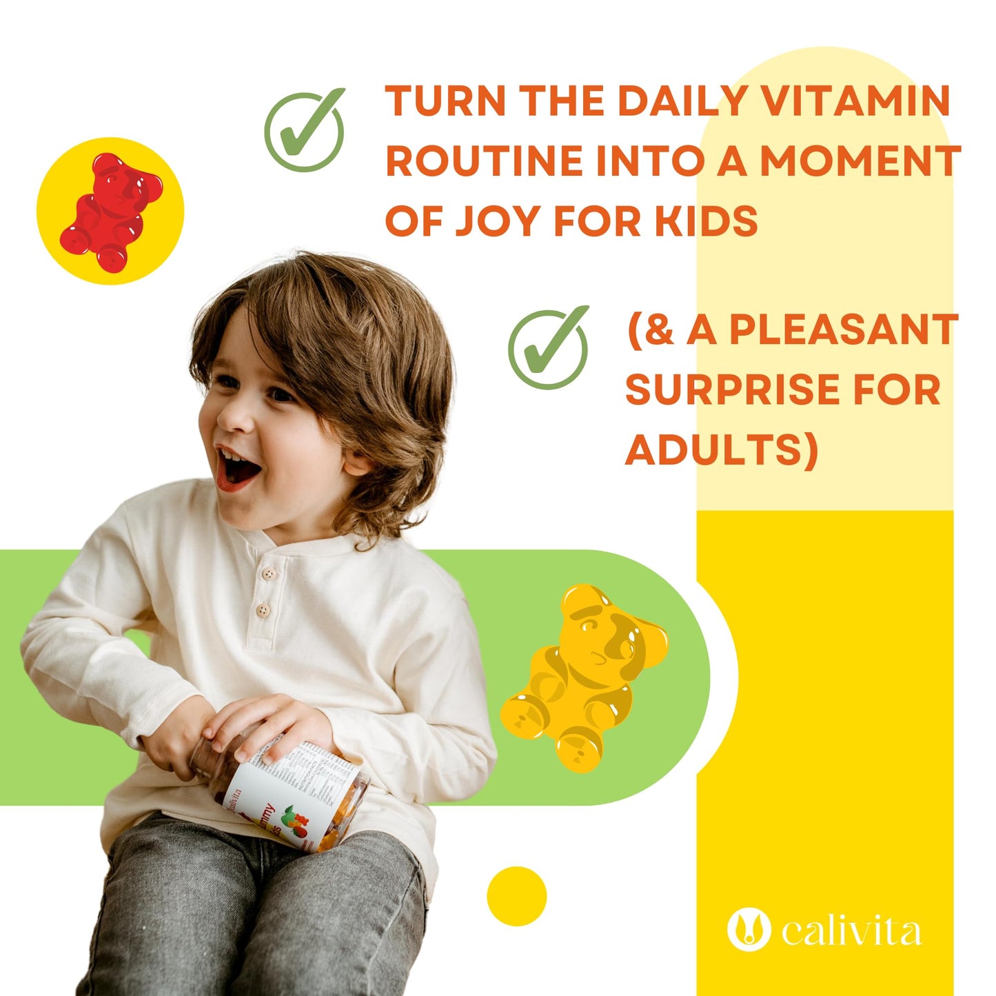 Multivitamin for Kids - Natural Apple and Strawberry Flavour - Low-sugar - with 12 essential Nutrients - Kids Multivitamins Gummies - 100 Vitamin Gummies - with Zinc, A, B6, B12, C, D3, E, K1 Vitamins