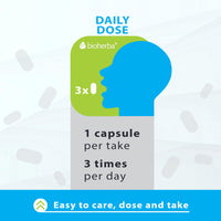 Ashwagandha Rhodiola Supplement by BIOHERBA - 100 High-Potency Capsules for Stress Relief and Sleep Support for Adults