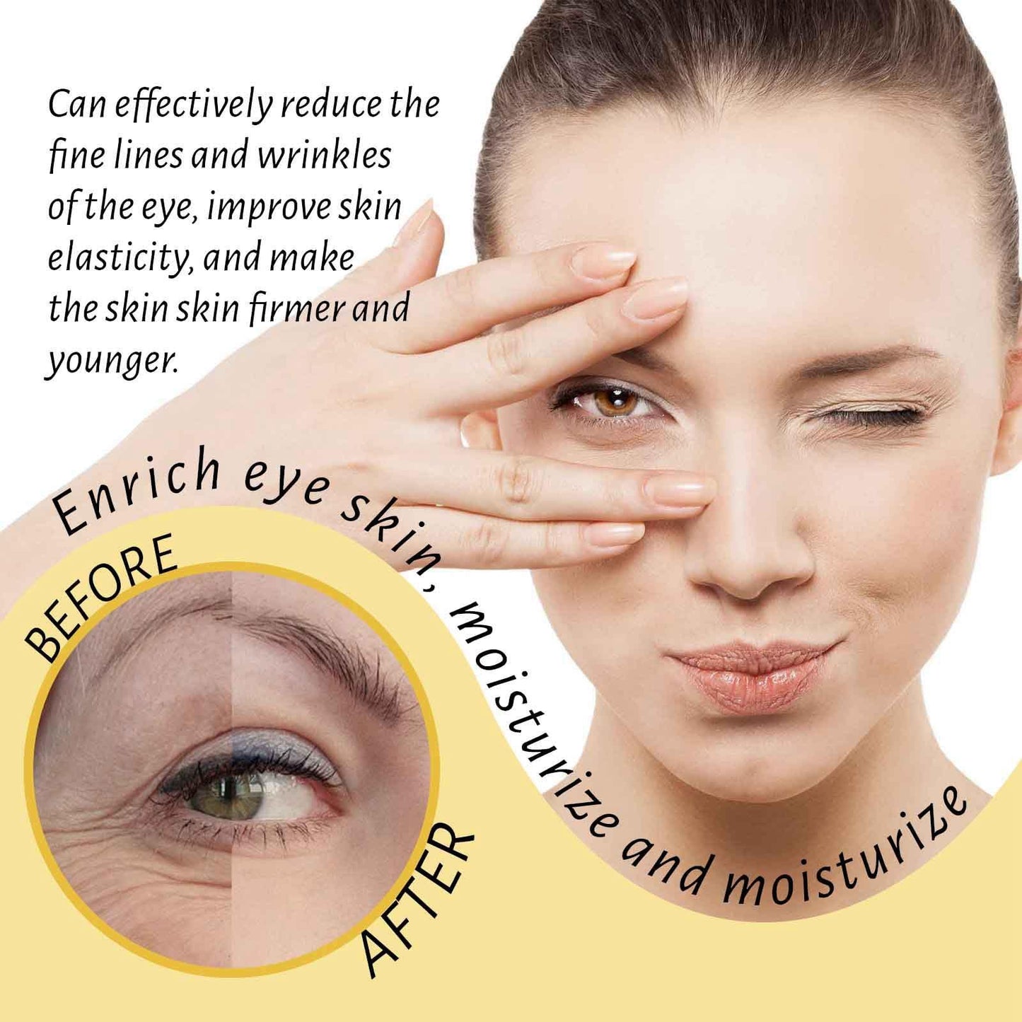 Rollerball Castor Oil,Castor Oil and Frankincense Eye Roller,Castor Oil Eye Roller Serum,Eye Cream for Dark Circles and Puffy Eyes,Eye Cream Anti Aging Skincare,Eye Bags Remover,Firming Eye Cream
