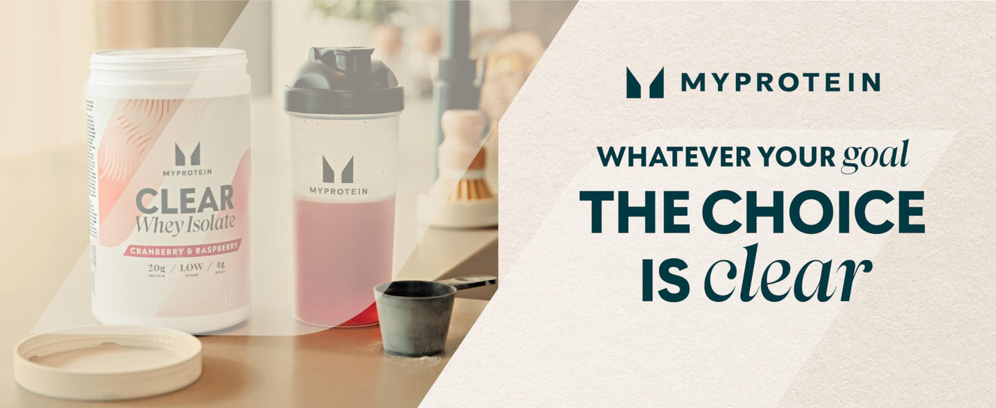 Myprotein Clear Whey Isolate Protein Powder, Vimto Flavour, 10 Servings, 20g of Protein per Serving