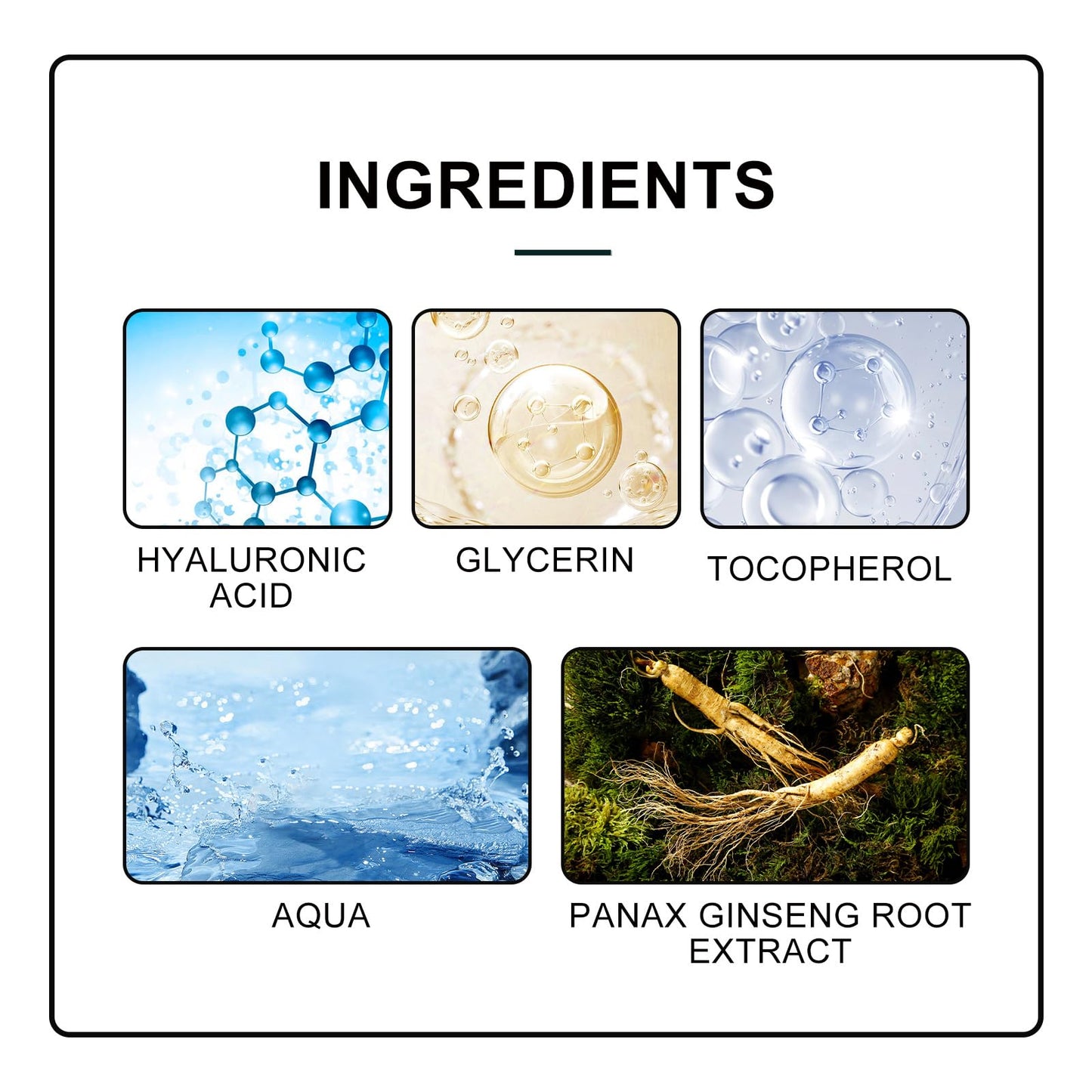 Ginseng Eye Essential Oil - Eye Serum - Ginseng Serum - Panax Ginseng Root Extract - Tighten the Loose Skin Around the Eyes - Reduce the Fine Lines and Wrinkles Around the Eyes