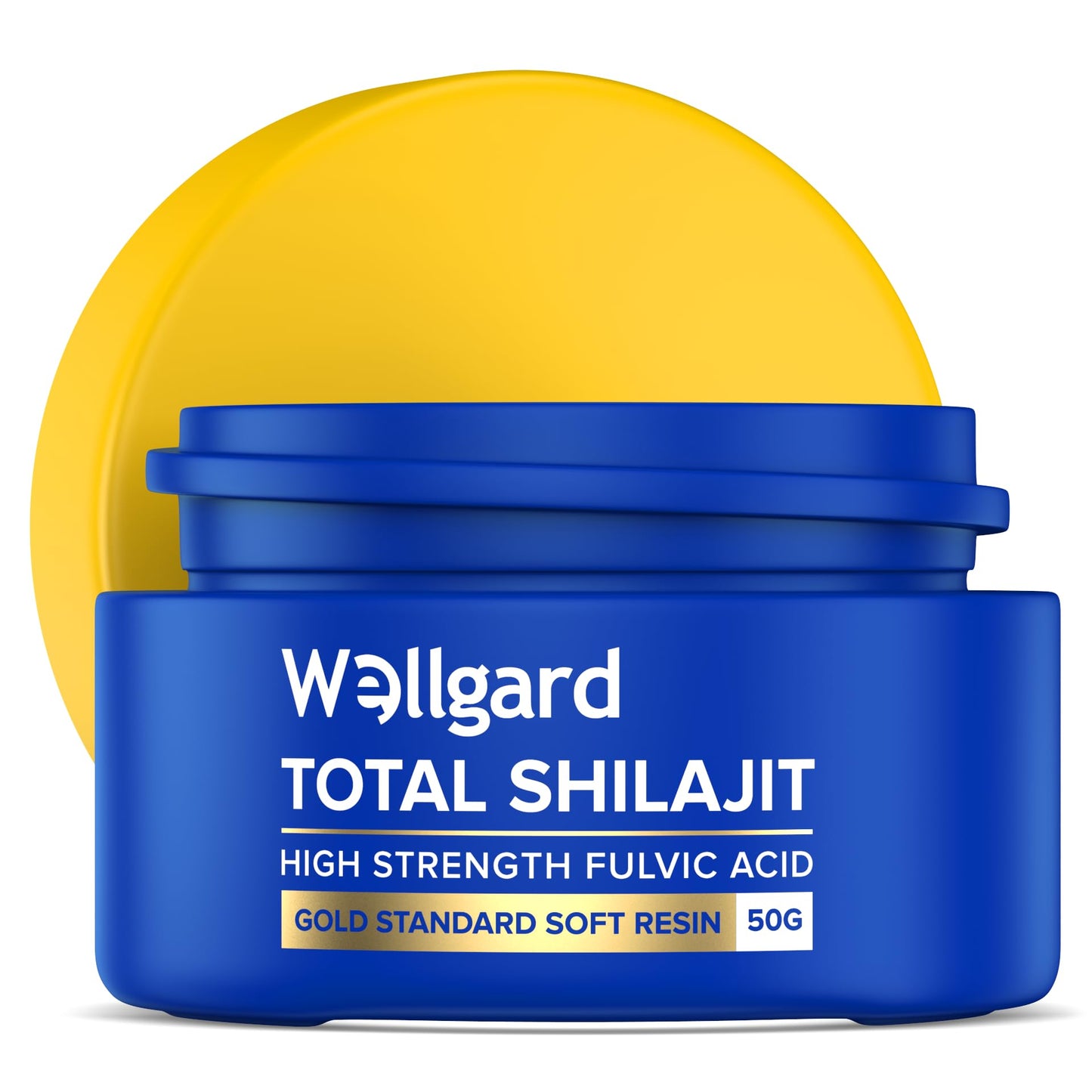 Wellgard Total Shilajit 50g - Scientifically Verified High Strength Fulvic Acid Soft Resin Himalayan Shilajit