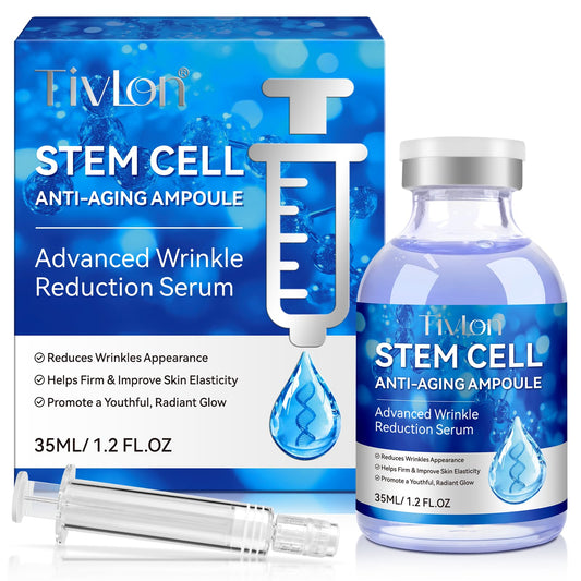 ZyranovaE Stem Cell Serum for Face,Gentle Anti Aging Stem Cell,Revitalizes Skin, Improves Wrinkles and Dullness,Stimulate Collagen,Nourishing Facial Skin,Suitable for All Skin Types, 35 ml