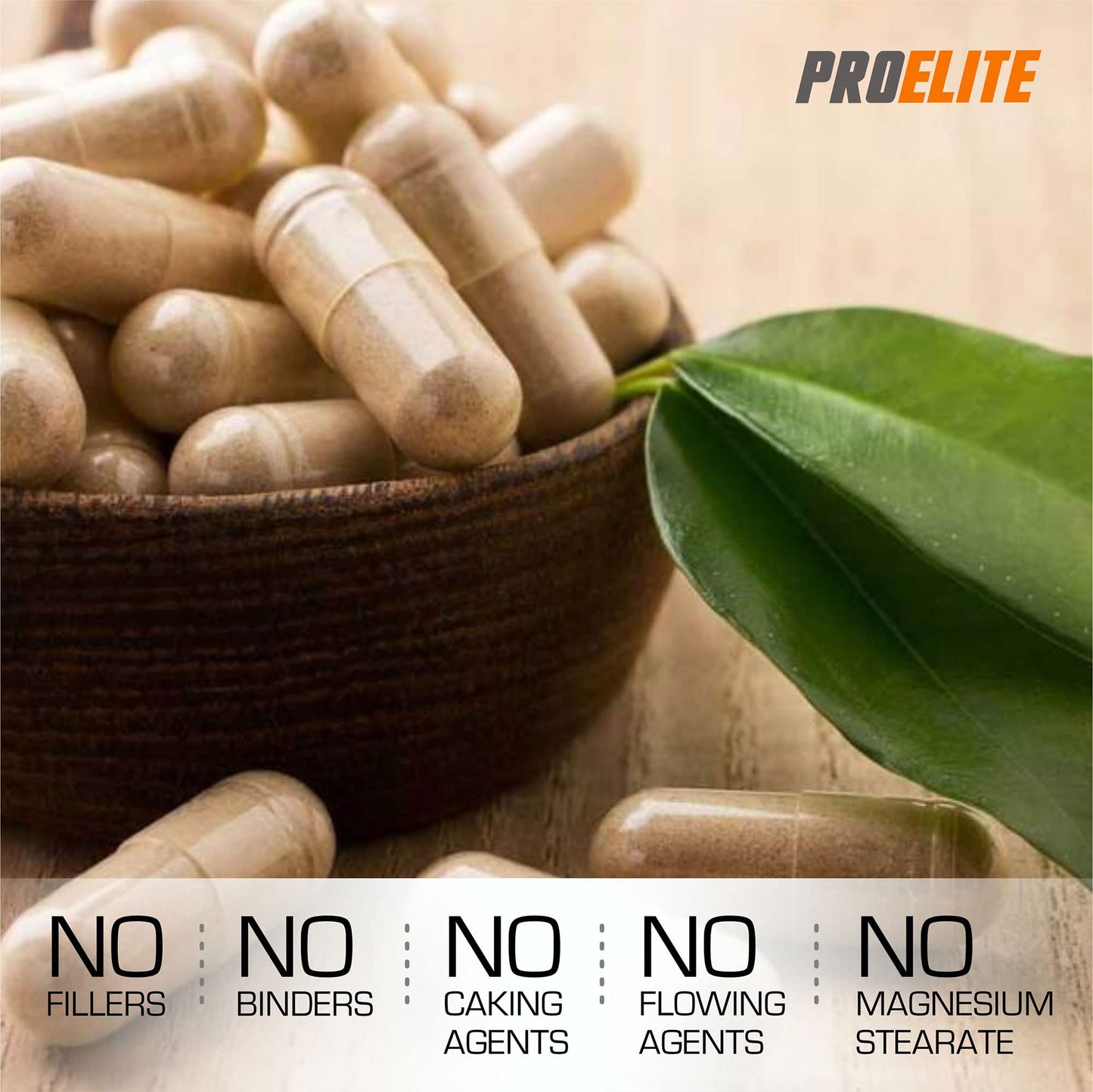 PROELITE Ashwagandha 180 Vegan Capsules Ashwagandha Root Powder Capsule 10% Withanolides 500mg High Strength 10,000mg Extract 20:1 | Stress Relief, Energy, Strength & Endurance by PRO-Elite