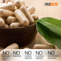 PROELITE Ashwagandha 180 Vegan Capsules Ashwagandha Root Powder Capsule 10% Withanolides 500mg High Strength 10,000mg Extract 20:1 | Stress Relief, Energy, Strength & Endurance by PRO-Elite