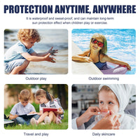 2 PCS Sun Stick SPF 50 Face Waterproof Sunblock Stick Roll on Sunscreen for Kids Against UVA & UVB All Day Long-Lasting Protection Travel Sunscreen for All Skin Types 15g