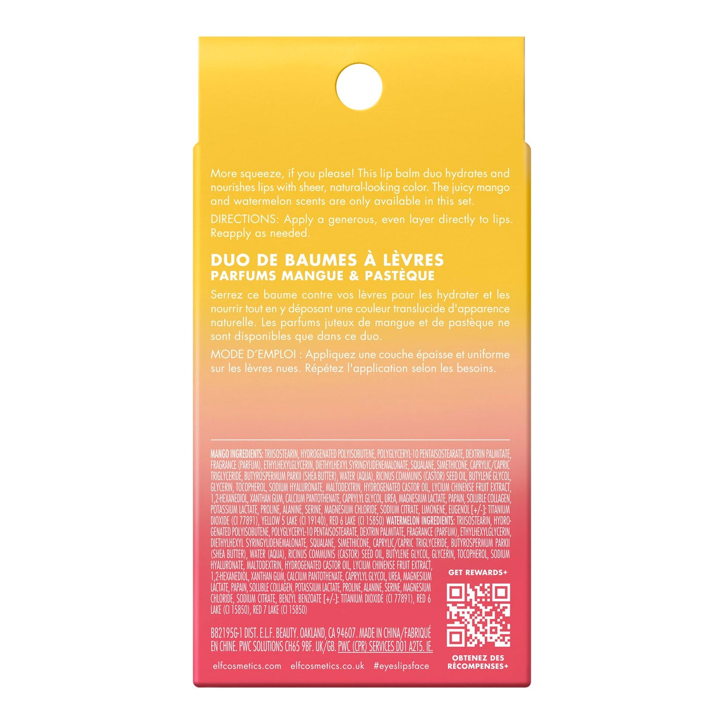 Squeeze Me More Lip Balm Duo