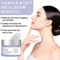 Katslyn Neck Firming Cream, Tighten and Lift Neck Cream, Neck Firming Cream Neck Tightening Cream, Moisturizer for Firm Youthful Skin for Face Neck 50ml (1pc)