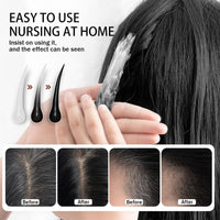 Ruojiar Temporary Root Touch Up,Hair Mascara for Grey Hair,Black Hair Mascara for Grey Hair Cover Up,Root Touch Up Stick with Brush,Suitable for Both Men &Women,Quick Dry Gray Root Cover Up Smudge(Black)