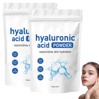 GMHLLES 2 PCS Hyaluronic Acid Powder for Face Hyaluronic Acid Powder Organic Skin Care Formula Low Molecular Weight Water-Soluble for Skin Hydration and Moisture Smooths Wrinkles