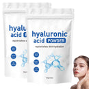 GMHLLES 2 PCS Hyaluronic Acid Powder for Face Hyaluronic Acid Powder Organic Skin Care Formula Low Molecular Weight Water-Soluble for Skin Hydration and Moisture Smooths Wrinkles