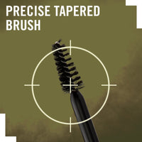 Rimmel London Brow This Way Brow Styling Gel with Argan Oil, Tames and Sets Brows, Dark Brown, 5 ml