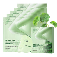 IZBEAUVO Heartleaf 70 Soothing Collagen Mask, Deep Collagen Face Mask Overnight, 5 PCS Hydration Korean Face Mask Glass Skin, Skin Care Beauty Masks for Soothing & Hydration & Anti Wrinkles for Sensitive Skin