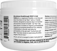 BiOptimizers Microbiome Breakthrough Repair Powder | Contains Probiotics for Men & Women | Gas & Bloating Relief, GI Revive & Improves Gut Health | Vanilla | Vegetarian | 30 Servings | 150g