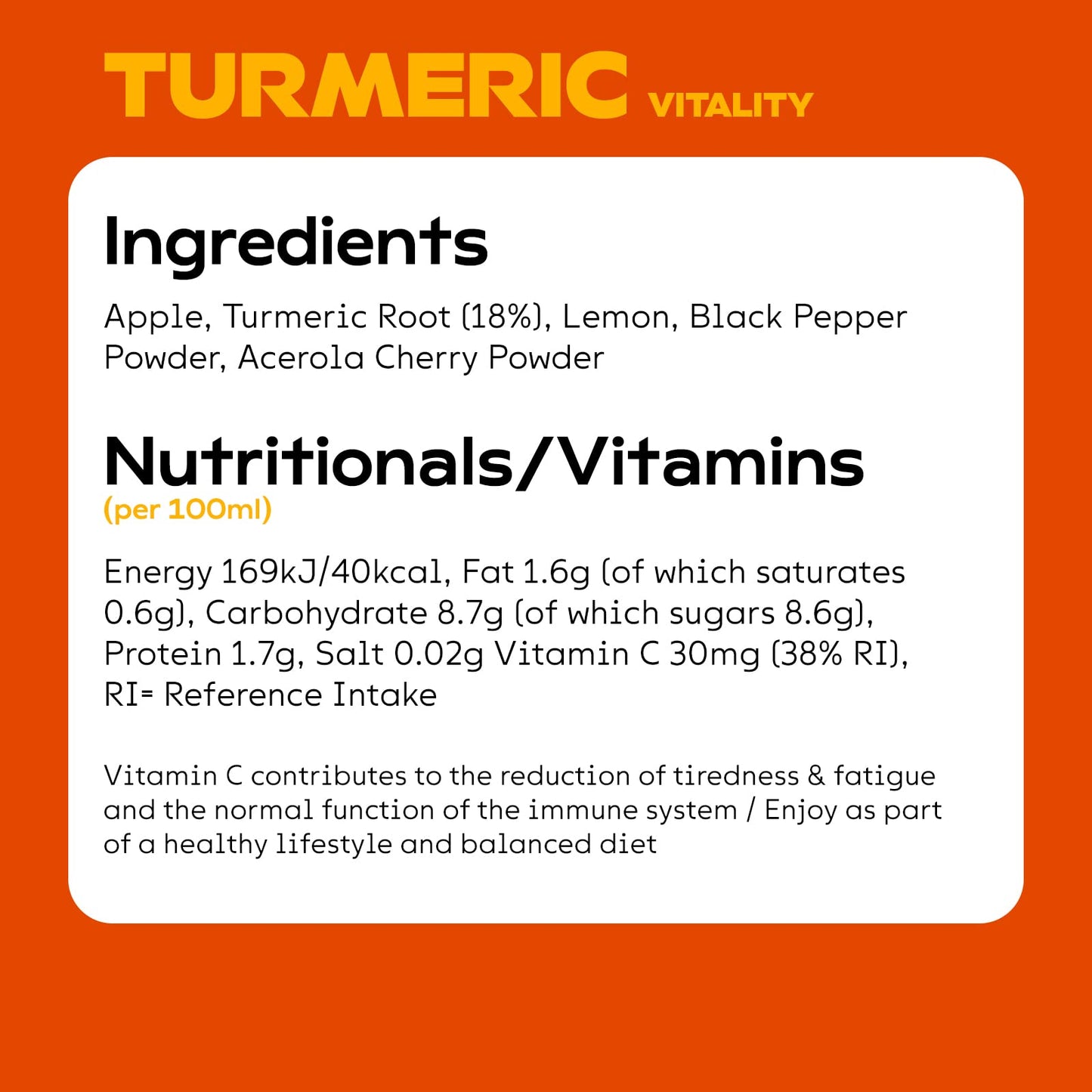 MOJU Turmeric Shots - Dosing Bottles (4x420ml Pack, 28 Shots), Exercise Recovery, Natural Ingredients, No Added Sugars or Sweeteners, Vegan
