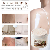 Coconut Body Butter 200g – Intense Moisturizer for Dry Skin, Enriched with Coconut Oil. Deeply Nourishes, Soothes, and Hydrates for Silky Smooth Skin. Daily Skin Care Routine