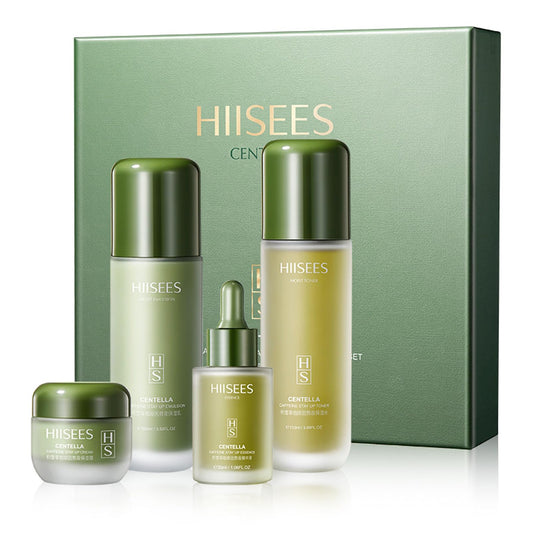 Centella Asiatica Skin Care Sets & Kits,Caffeine Anti Aging Skincare Set for Women,Skin Care For Teenage Girls,Face Serum & Face Cream & Toner & Lotion,Face Moisturizer for Dry Skin,Firming-4PCS