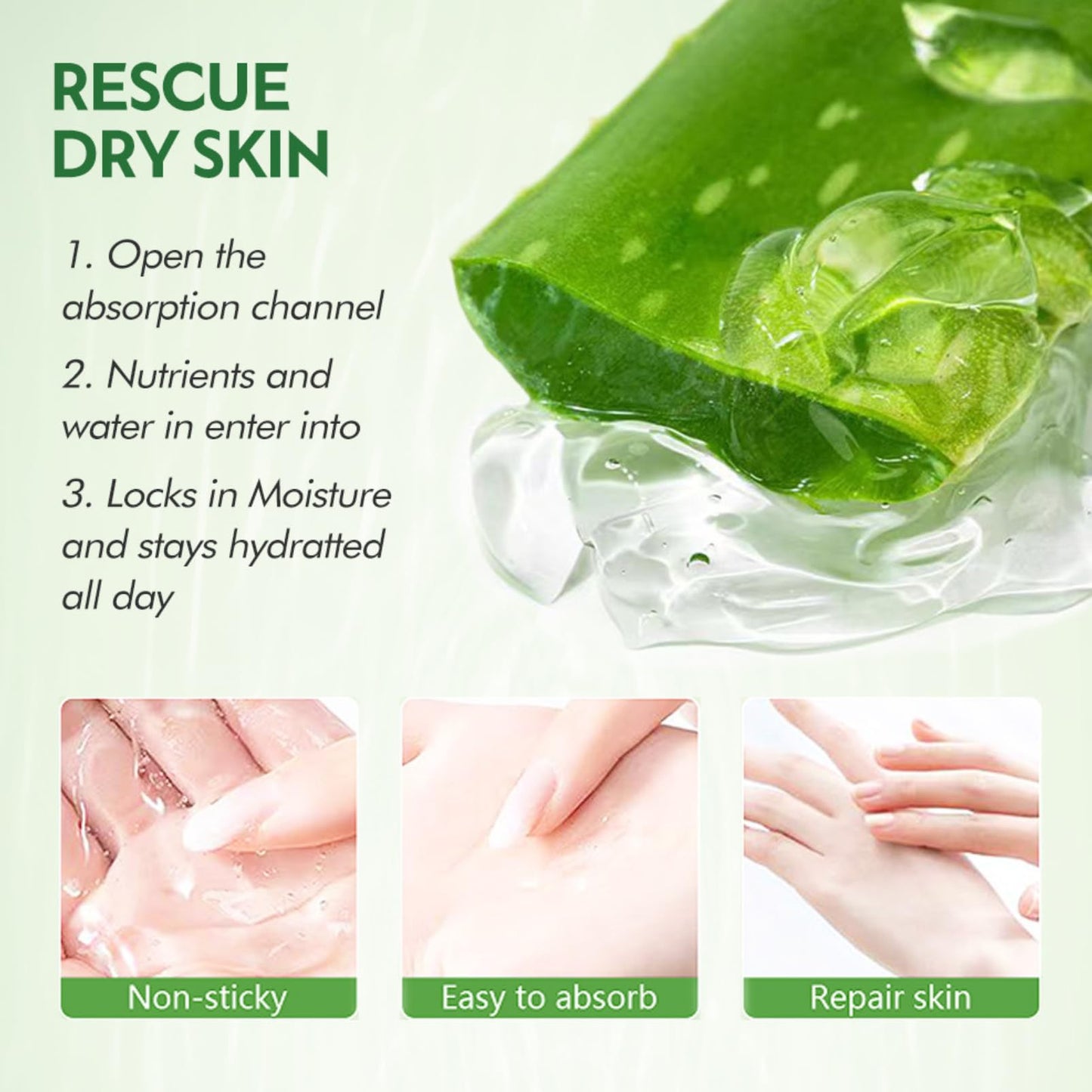 ISBEAUSOLS Overnight Sleeping Facial Mask - Overnight Face Mask - Aloe Vera Gel & Hyaluronic Acid - Anti Aging Hydrating Face Mask - Calm Restore Skin Care& Repair - Gel Texture