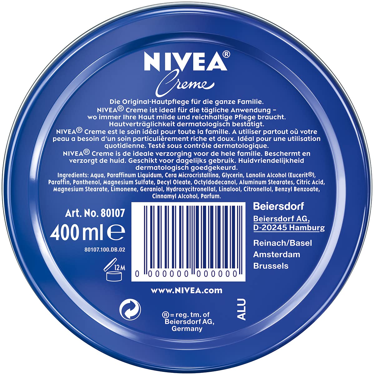 NIVEA Nivea Creme, 400 ml