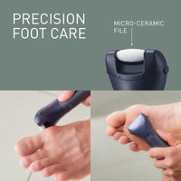 Panasonic ER-CFC1 Multishape Modular Personal Care System, Foot Care Head Attachment, Electric Foot File, Hard Skin Remover, Micro-Ceramic, Black
