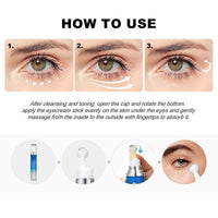 AINxtolm 5% Caffeine Eye Serum Roller,Eye Cream for Dark Circles and Puffy Eyes,Caffeine Eye Cream with 360° Massage Ball,Dark Circles Under Eye Treatment,Eye Cream for Eye Bags Remover,Eye Cream Anti Aging