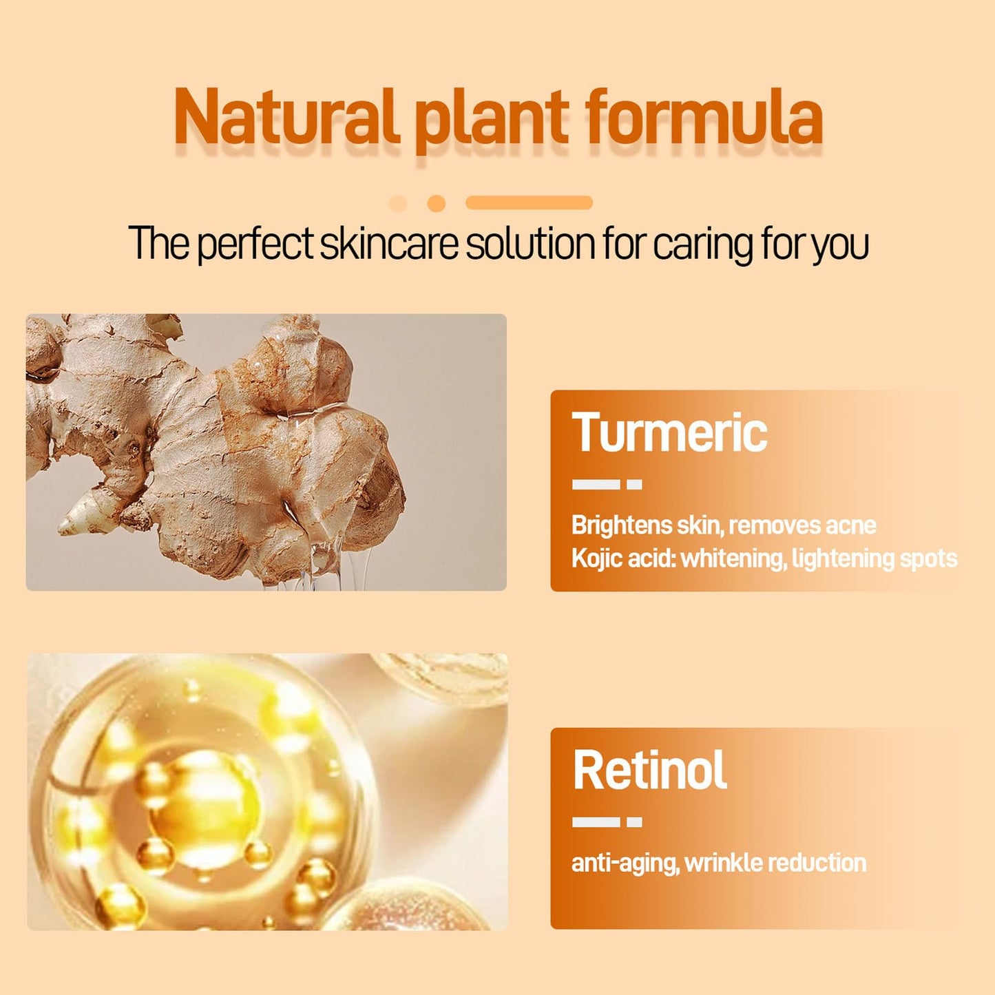 Turmeric Kojic Acid Face Cream- Natural Turmeric Skin Brightening Lotion for Face & Body, Anti-Aging Cream Turmeric Face Moisturizer for Dark Spots, Dry Skin Hydrating, Firming, Even Tone