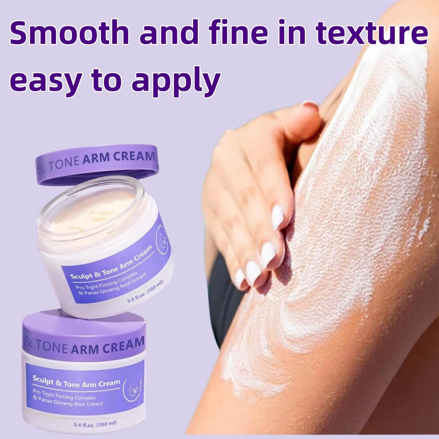 Sculpt And Tone Arm Cream,Firming Body Cream,Firming Cre-Am For Loose Skin,Upper Arm Fir-Ming Cre-Am,Tighting Balm For Loose Skin,Smooth,Deep Moisturizing And Hydrating,Suitable For Sensitive