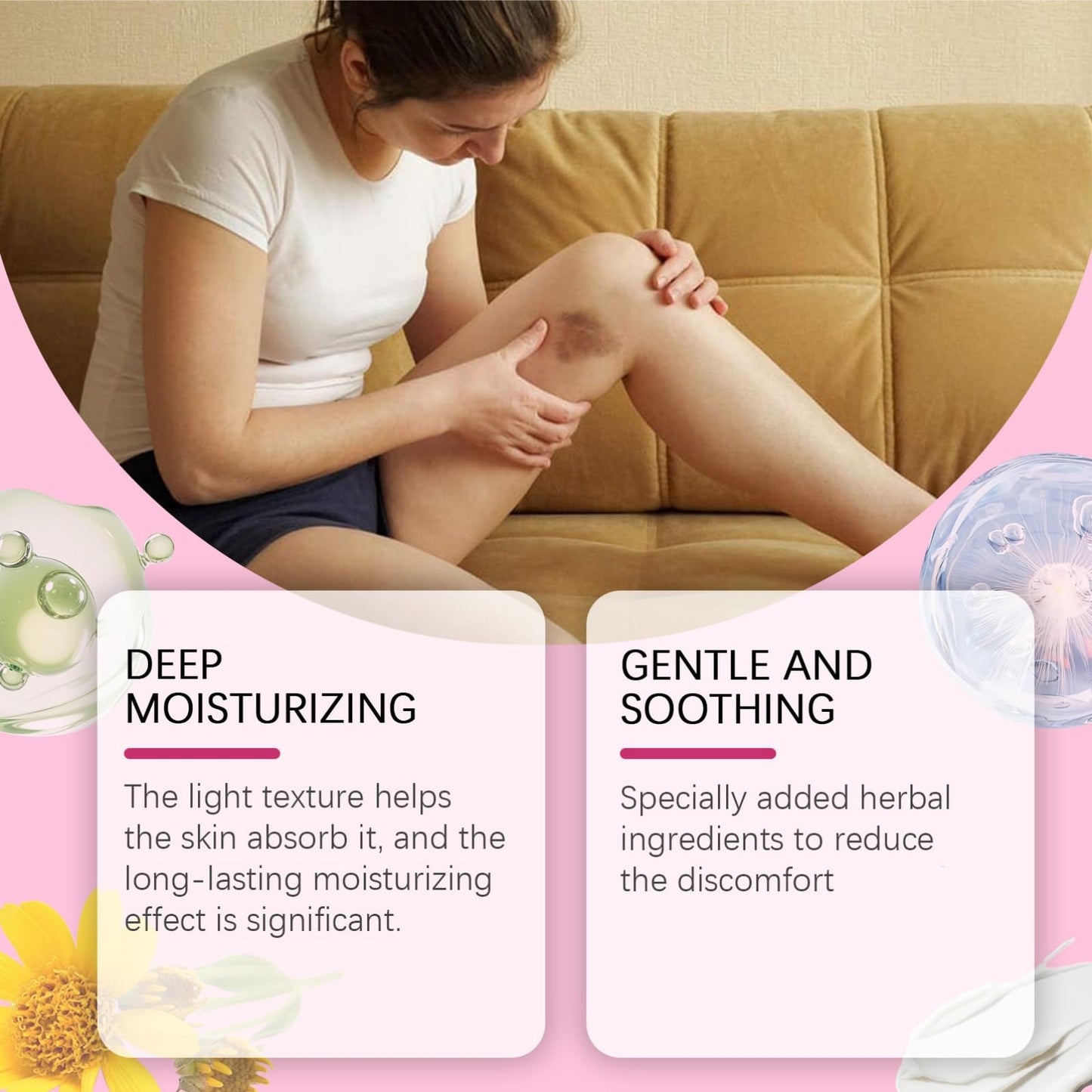120g Moisturizing Bru/ise Cream,Dark Spot Corrector for Brui/sing,Skin Repair Cream,Arnica Cream for Brui/sing & Swelling,Moisturizing Bru/ise Formula Cre/am,Restore & Rejuvenate,Skin Relief & Repair