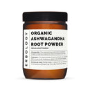 Erbology 100% Organic Ashwagandha Powder 220g - Sleep Aid - Straight from Farm - Raw, Vegan and Gluten-Free - Non-GMO - No Additives or Preservatives - Recyclable Glass Jar