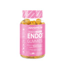 Novomins Endo Gummies - Myo-Inositol & D-Chiro Inositol (40:1), Agnus Castus, Vitamin B6, Turmeric & Probiotics - Vitamins for Women with Endometriosis - Hormonal Balance & Intimate Health - 60 Vegan