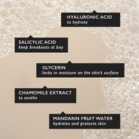 UPCIRCLE UpCircle Face Toner with Hyaluronic Acid + Salicylic Acid 100ml - for Balancing, Plumping + Soothing - Mandarin Fruit Water, Chamomile Extract + Glycerin - Natural, Vegan + Cruelty-Free