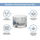 Proto-col - Collagen Gel, Moisturiser for Facial and Skin Hydration, Ultra Light Oil Free Formula for Results in 2 Hours, Made with Hyaluronic Acid, Vitamins A, C and E (50ml)