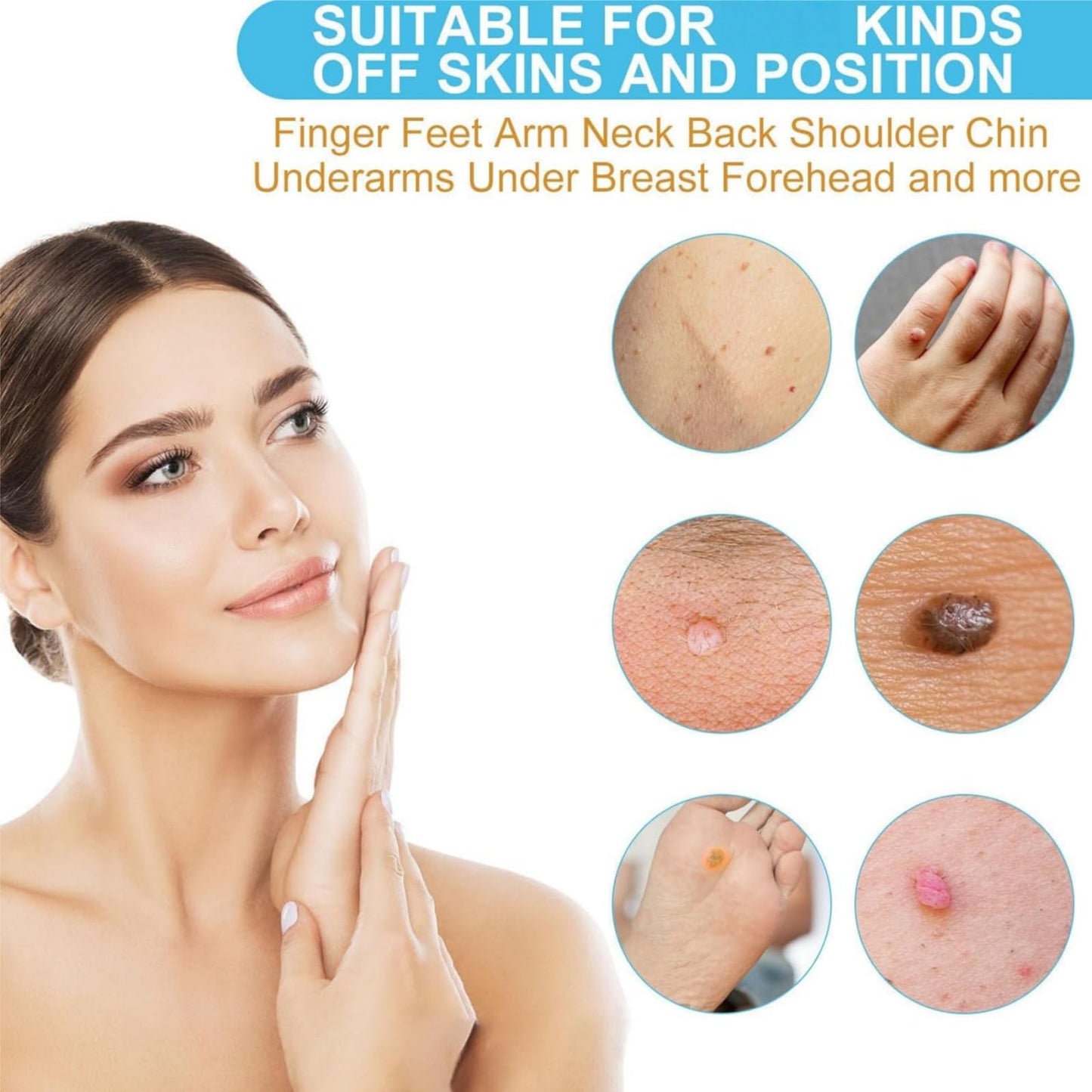 Yoowan Skin Ta/g Removal Serum,Fast-Acting & Painless Wa-Rt Remover,Wa-Rt Remover For Hands,Natural Plant Extract,Ta/g Dry&Fall Away Naturally Suitable For All Skin Types,Removal Of War-Ts On Back,Hands,Face