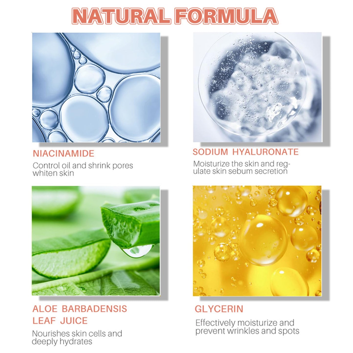 Glutathione Serum with Kojic Acid & Vitamin C - Nicotinamide Serum for Face for Hydrated - Face Serum Reduce Dark Spot Shrink Pores& Improve Skin Tone,(2pcs)