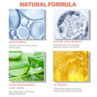 Glutathione Serum with Kojic Acid & Vitamin C - Nicotinamide Serum for Face for Hydrated - Face Serum Reduce Dark Spot Shrink Pores& Improve Skin Tone,(1pcs)