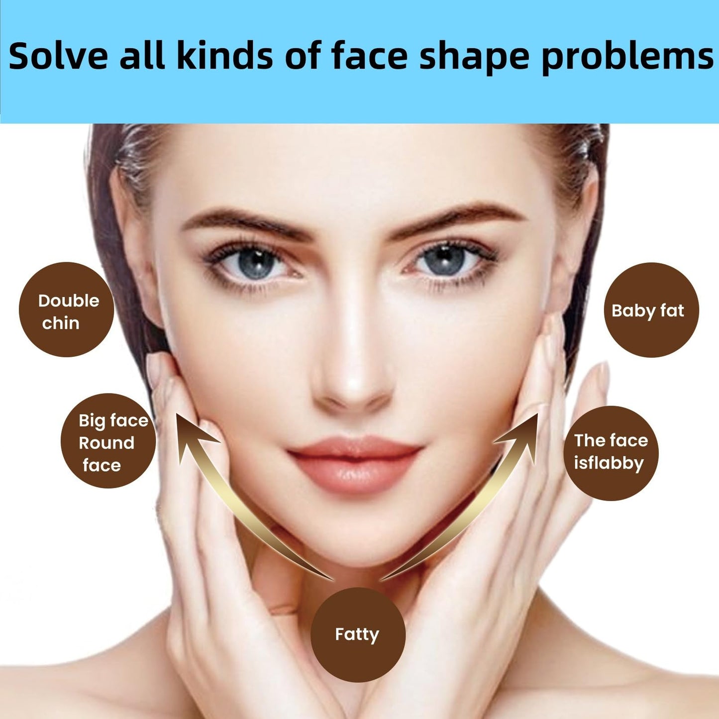 Siyinzu 2PCS Chin-Ology Double Chin Lifting Mask,Chino-logy Chi-n Mask with Hyaluronic Acid,V Line Face Lifting Ch-in Ma-sk,Face Lift Tape,Double Ch-in Reducer for Women,Collagen Face Masks Skincare