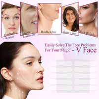 AINxtolm 120PCS Face Lift Tape,Invisible Face Lift Patches for Skin Tightening,Elasticity Tighten Lift Patches,Face Tape for Wrinkles,Anti Wrinkle Patches,Face Tapes for Lifting Sagging Skin,Face Lifting Tape