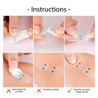 Xunzhi 100PCS Face Lift Tape Invisible,Face Lift Tape,Forehead Wrinkle Patches,Elasticity Tighten Lift Patch,Facial Wrinkle Patches,Face Tape,Instant Tightening Patc-hes,Fa-ce Lif-t Ta-pe V-Shaped