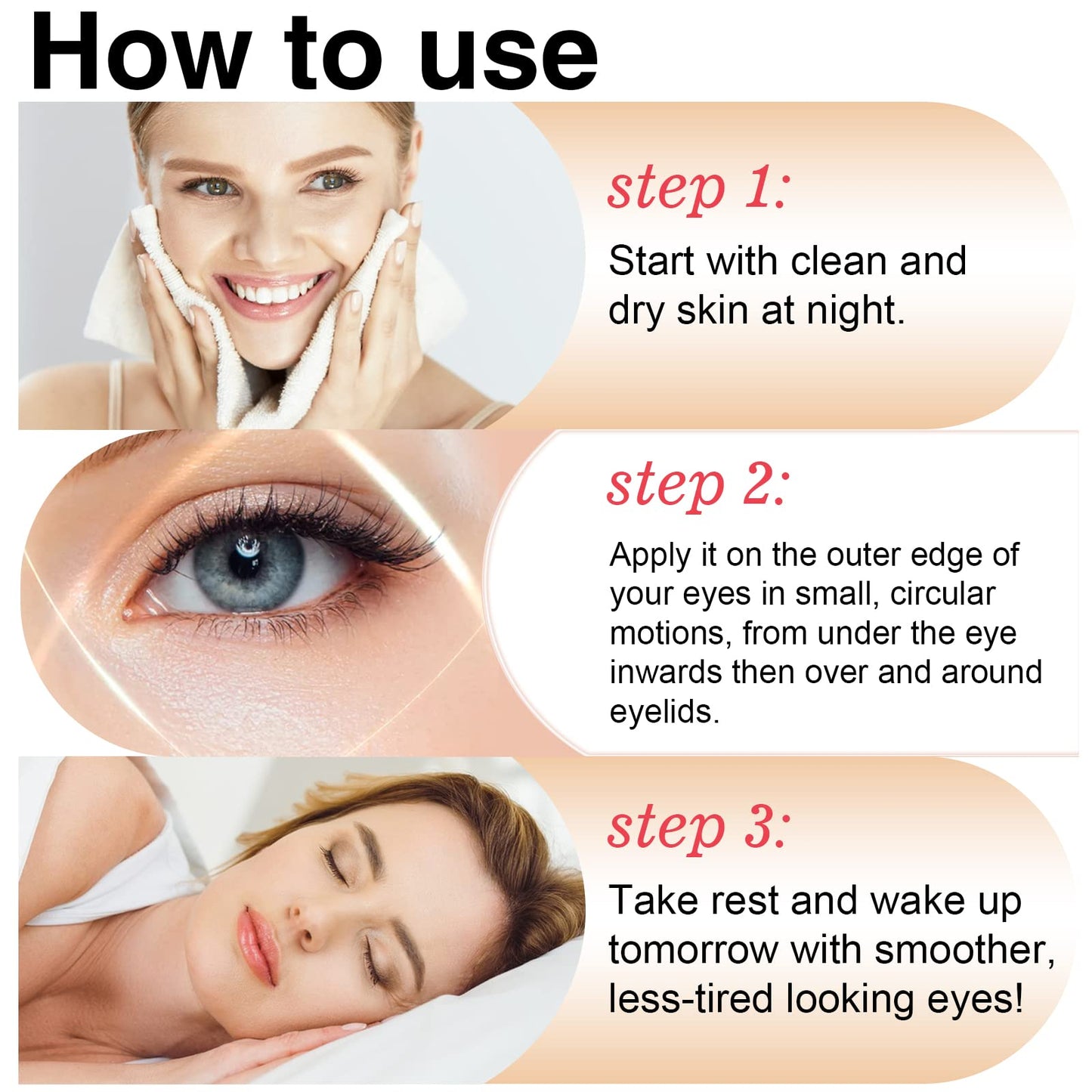 Generic Retinol Eye Stick, Eye Cream For Dark Circles And Eye Puffiness, Hydrates, Firms, Brightens, Fine Lines, For All Skin Types 3G (Caffeine)