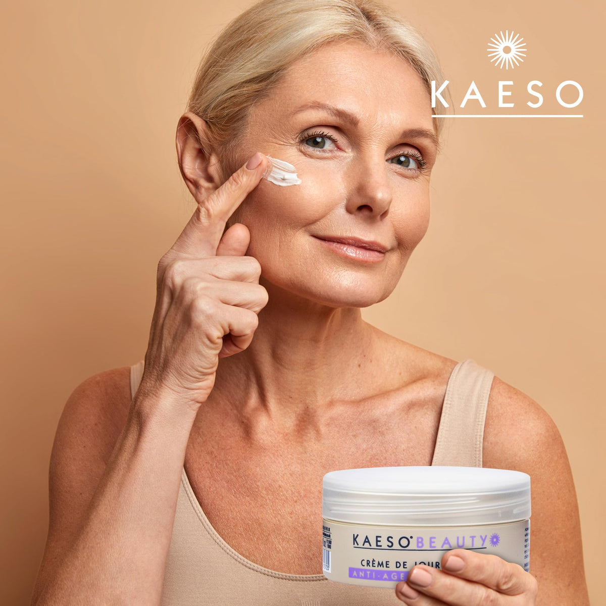 Kaeso Anti-Ageing Day Cream 95ml – Hydrating & Firming Face Moisturiser – Smooths Fine Lines & Improves Skin Elasticity – Professional Skincare