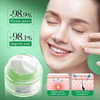 ISBEAUSOLS Salicylic Acid Acne Cream 50g - 3% BHA Spot Cream for Acne - Blackhead Remover - Dark Spot Remover for Face - Scar Removal Cream - Moisturizing Face Cream for Women - Pimple Cream for Redness