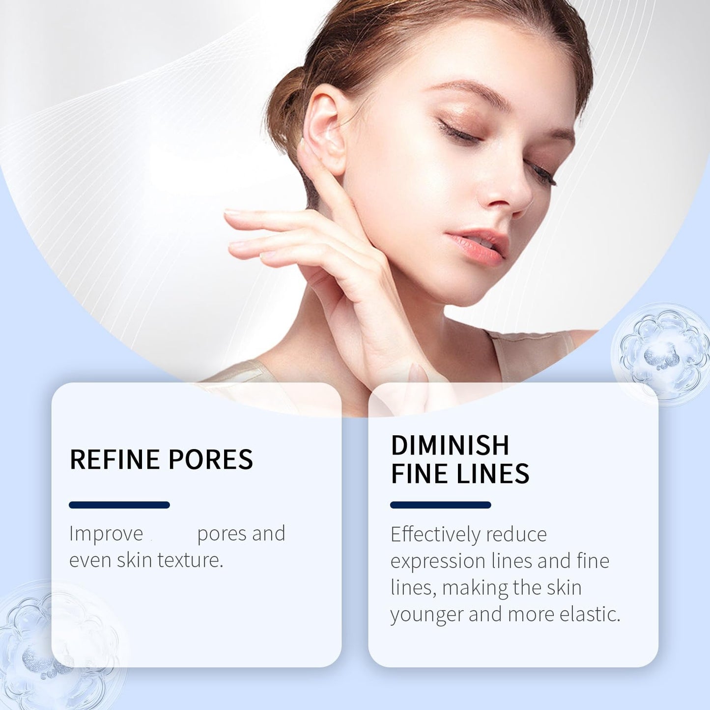 Oumun Wrinkle Removal Cream,Anti Wrinkle Face Cream,Face Cream,Tightening Anti-Wrinkle Cre-am,Erase Lines and Wrinkles,Moisturiser Face Women,Instant Face Lift Cre-am for All Skin