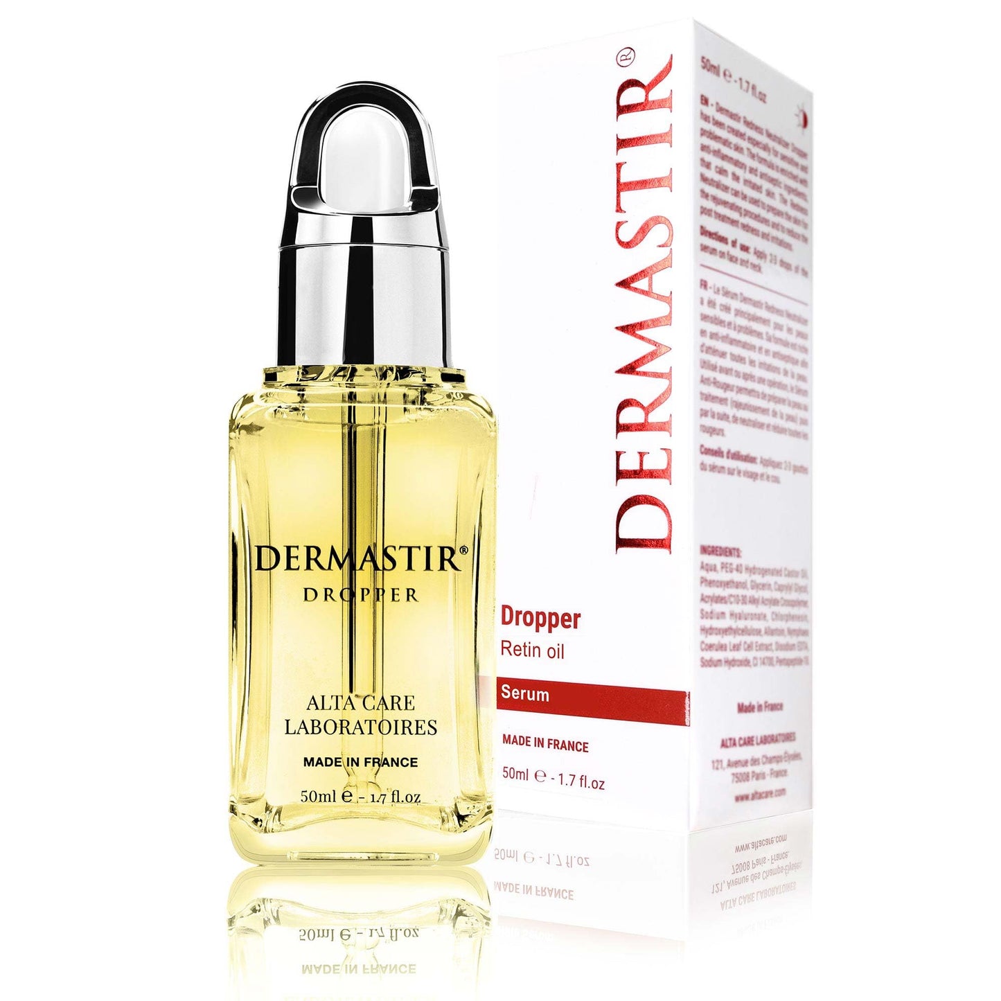 Dermastir Dropper Retin Oil Face and Body Serum with 8 Botanical Oils Moisturizing Non Greasy 50ml