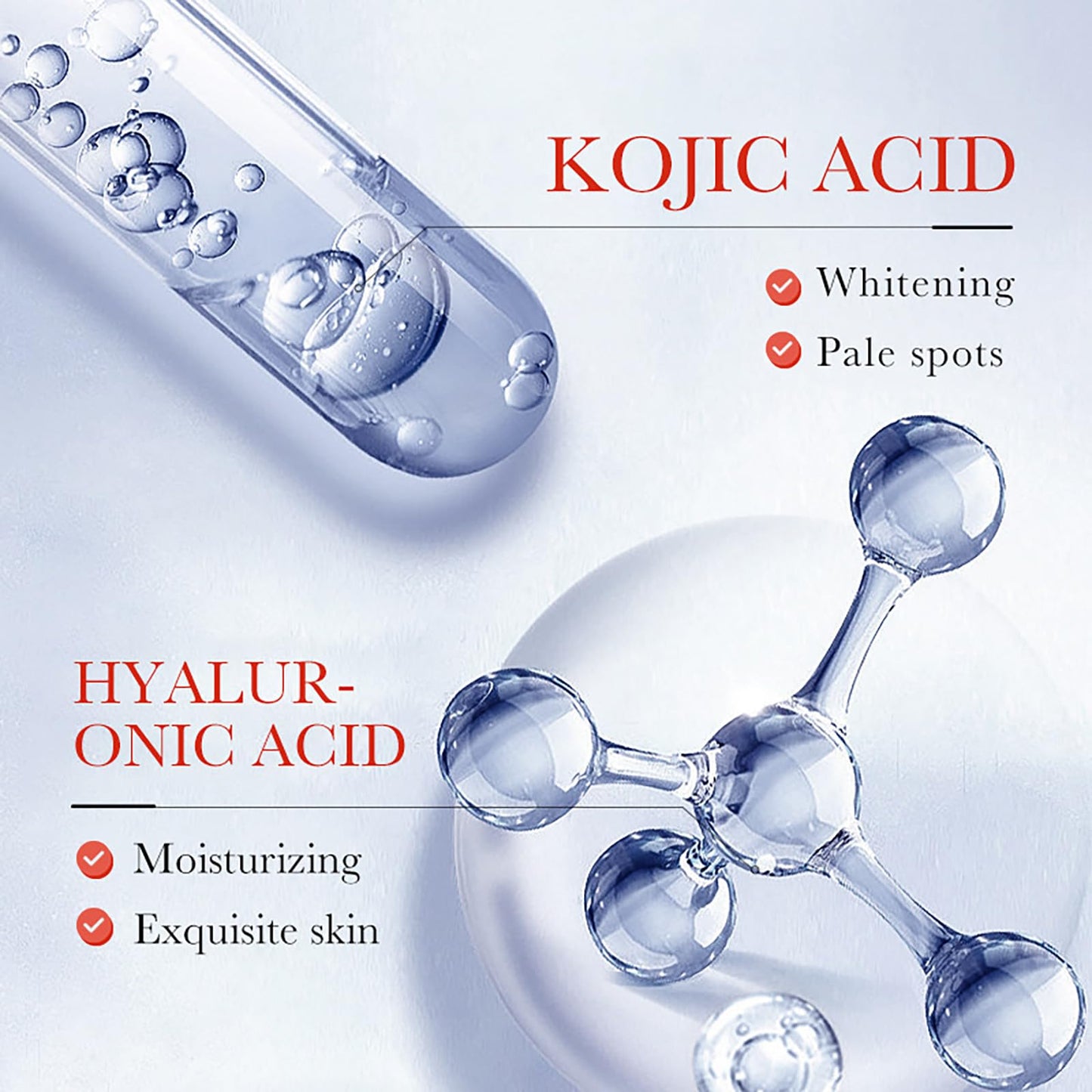 Kojic Acid Face Cream and Kojic Acid Face Serum - Skin Lightening Cream for Anti Aging - Dark Spot Remover for F-ace - Hydrating Serum for Dry Skin - Even Skin Tone, Anti Wrinkle, Moisturising