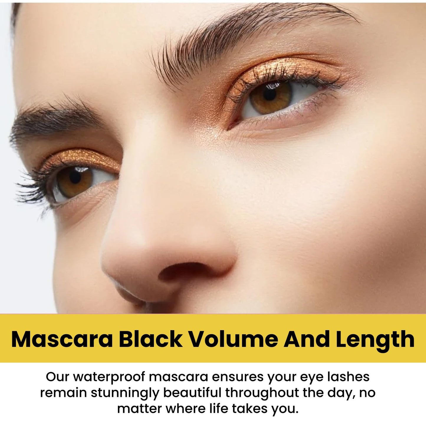 10ml Bub/ble Mascara,M/ascara Black Volume and Length,False Lash Effect Ma/scara for Woman,Lengthening Mascara Black,Waterproof Long-Lasting,Persistent Curling,Non-Smudging,Compact and Portable