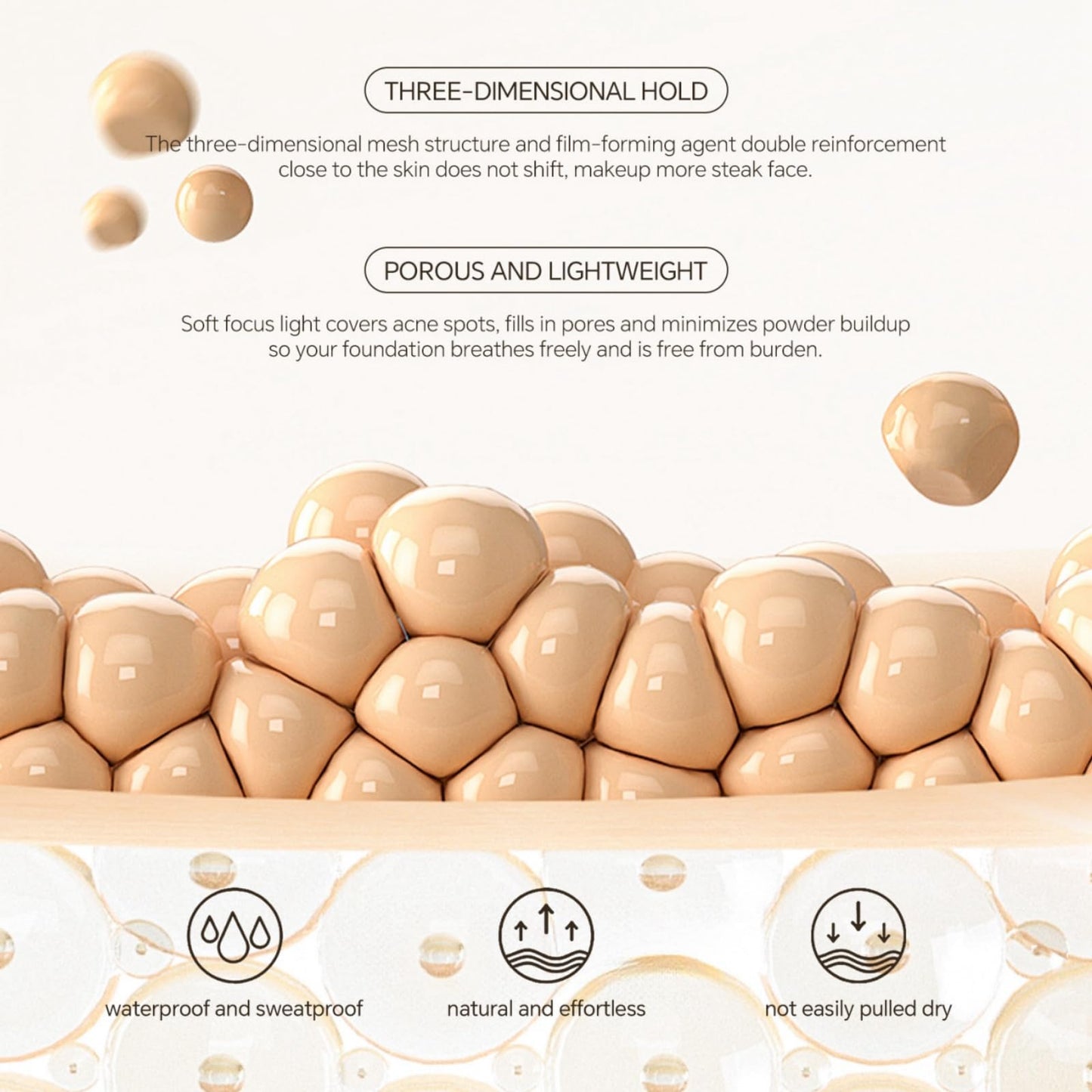 Xinyig 2 in 1- Luxury Anti-Wrinkle Foundation Stick,Double-Head Flawlesss Eraser Foundation Stick with Brush,S/tick Found/ation Makeup,Balance & Even Complexion,Multi-Use Full Coverage(Brilliant White, 01)