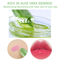 Tongyend Lip Balm Set,Aloe Vera Lipstick,3PCS Magic Temperature Colour Changing Lip Gloss,Long-Lasting Moisturising Nutritious Cream,Lip Plumper Makeup Set
