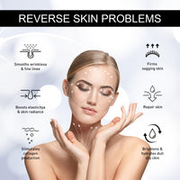 Skips the Line Instant Wrinkle Eraser Face Cream,Face Tightening Cream,Anti Ageing Face Cream,Firming Cream for Loose Skin,Deep Nourishing & Repairing,Wrinkle Filler,Moisturiser Face Women,Anti Aging